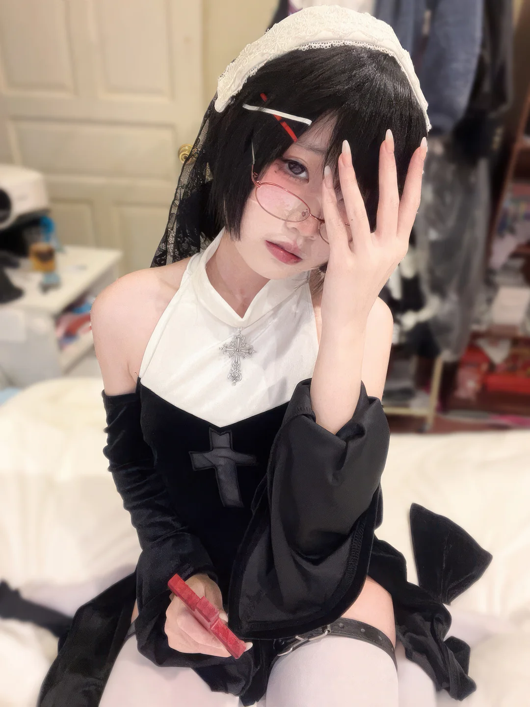 清水凪 - No.021 修女的祷告 [18P,1V-118MB] tg@simisebaisi 【丝足阁】018.webp